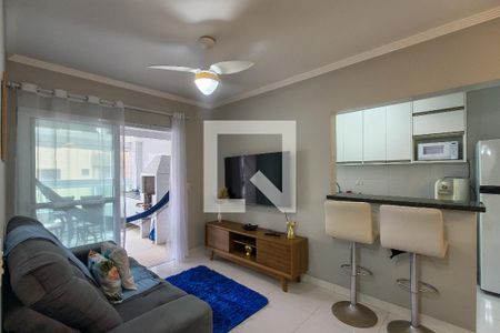 sala de apartamento para alugar com 2 quartos, 80m² em Aviação, Praia Grande