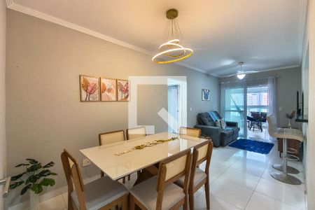 sala de apartamento para alugar com 2 quartos, 80m² em Aviação, Praia Grande