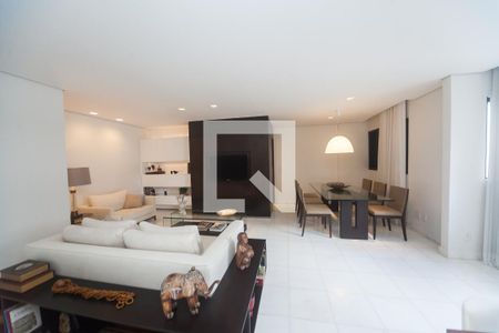 sala de apartamento à venda com 2 quartos, 87m² em Vila da Serra, Nova Lima