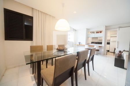 Sala de Jantar de apartamento à venda com 2 quartos, 87m² em Vila da Serra, Nova Lima