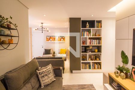Sala  de apartamento à venda com 3 quartos, 123m² em Alphaville, Santana de Parnaíba