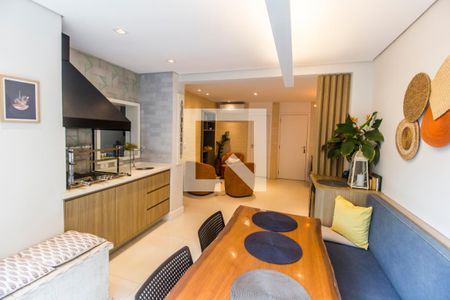 Varanda gourmet de apartamento à venda com 3 quartos, 123m² em Alphaville, Santana de Parnaíba