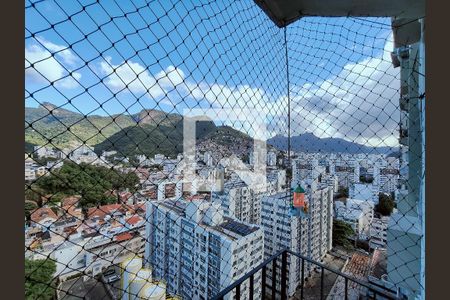 Vista da Sala de apartamento à venda com 2 quartos, 65m² em Rio Comprido, Rio de Janeiro