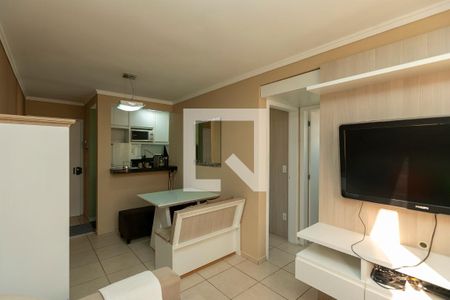 SALA PARA DOIS AMBIENTES de apartamento para alugar com 2 quartos, 47m² em Vila 31 de Março, Campinas