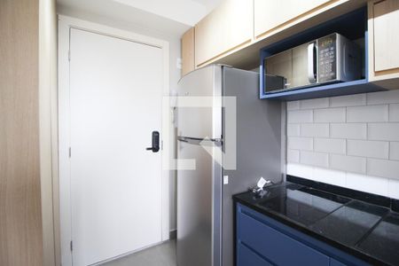 Cozinha de apartamento para alugar com 1 quarto, 24m² em Vila Olímpia, São Paulo
