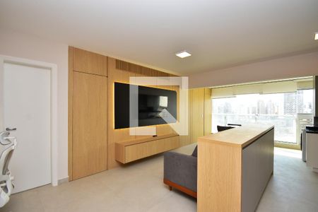 sala de estar de apartamento para alugar com 2 quartos, 58m² em Pinheiros, São Paulo