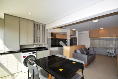 sala de jantar de apartamento para alugar com 2 quartos, 58m² em Pinheiros, São Paulo