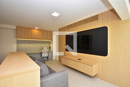 sala de estar de apartamento para alugar com 2 quartos, 58m² em Pinheiros, São Paulo