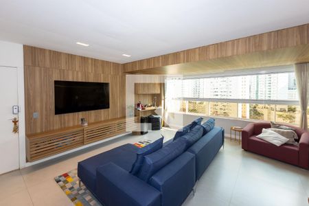 Sala de TV de apartamento à venda com 3 quartos, 113m² em Vila da Serra, Nova Lima