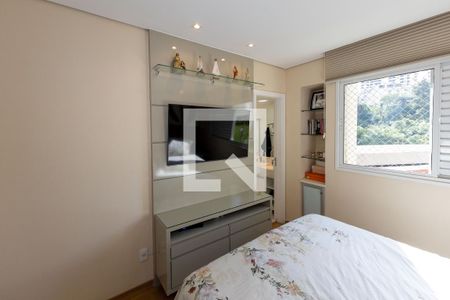Suíte 1 de apartamento à venda com 3 quartos, 113m² em Vila da Serra, Nova Lima