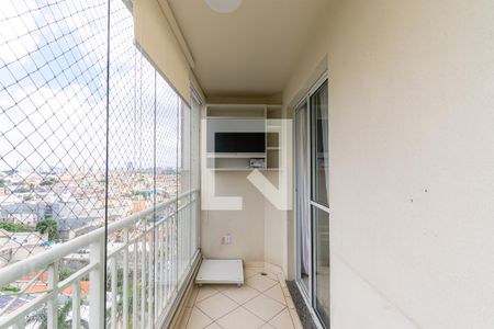 Varanda da Sala de apartamento para alugar com 2 quartos, 64m² em Vila Paulo Silas, São Paulo