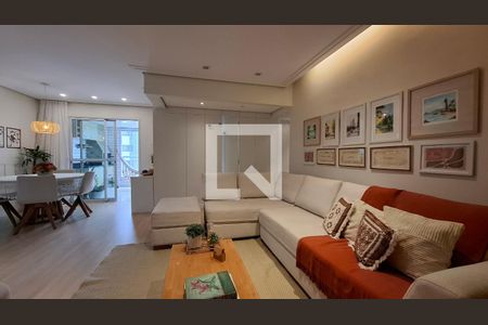 Sala de apartamento para alugar com 3 quartos, 106m² em Vila Assunção, Santo André