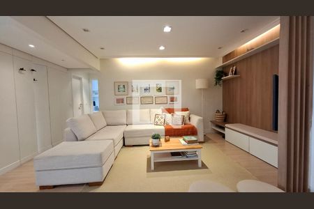 Sala de apartamento para alugar com 3 quartos, 106m² em Vila Assunção, Santo André