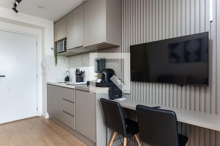 Cozinha Americana de apartamento para alugar com 1 quarto, 29m² em Água Branca, São Paulo