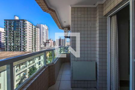 Sacada  de apartamento para alugar com 2 quartos, 86m² em Forte, Praia Grande