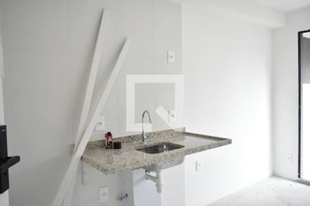 Sala/Cozinha de apartamento à venda com 1 quarto, 29m² em Chácara Inglesa, São Paulo