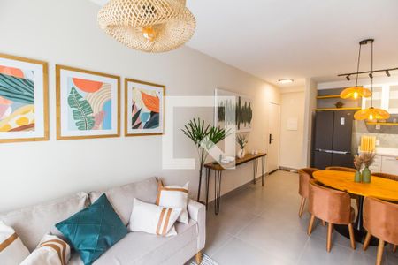 Sala  de apartamento à venda com 3 quartos, 69m² em Jardim Tupanci, Barueri