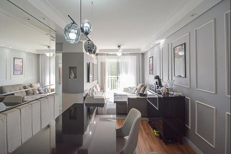 Sala de apartamento para alugar com 2 quartos, 56m² em Vila Campestre, São Bernardo do Campo