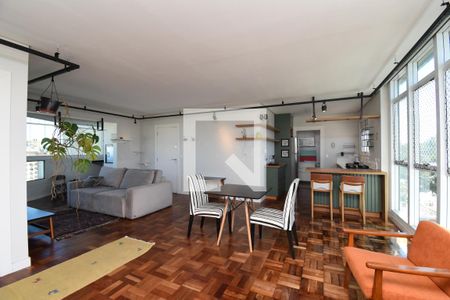 Sala de apartamento para alugar com 1 quarto, 70m² em São Francisco, Curitiba