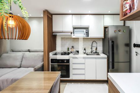 Sala e Cozinha de apartamento à venda com 2 quartos, 35m² em Cambuci, São Paulo