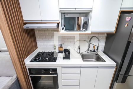 Sala e Cozinha de apartamento à venda com 2 quartos, 35m² em Cambuci, São Paulo