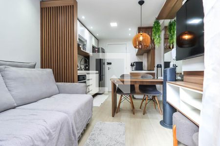 Sala e Cozinha de apartamento à venda com 2 quartos, 35m² em Cambuci, São Paulo