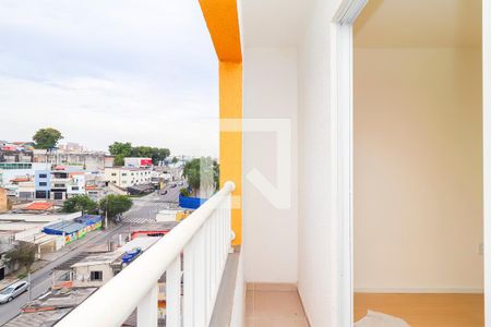 Varanda do Quarto/Cozinha de kitnet/studio para alugar com 1 quarto, 19m² em Vila Santana, São Paulo