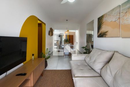 Sala de apartamento para alugar com 2 quartos, 64m² em Canto do Forte, Praia Grande