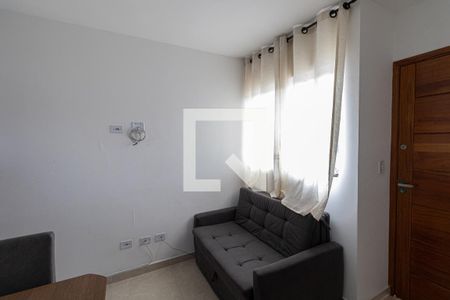 Sala/Cozinha/Área de Serviço  de apartamento para alugar com 1 quarto, 45m² em Vila Guilhermina, São Paulo