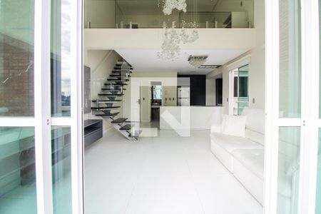 Varanda da Sala de apartamento à venda com 1 quarto, 110m² em Vila Regente Feijó, São Paulo