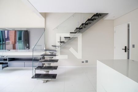 Sala de apartamento à venda com 1 quarto, 110m² em Vila Regente Feijó, São Paulo