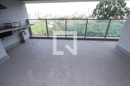 Varanda de apartamento à venda com 3 quartos, 136m² em Chácara Klabin, São Paulo