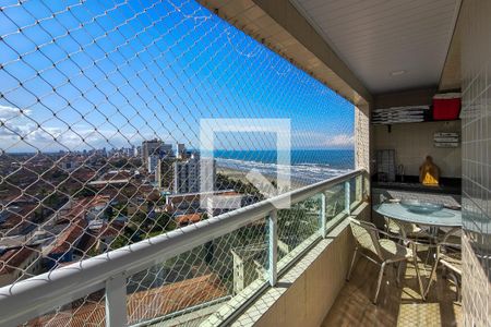 Sacada  de apartamento para alugar com 1 quarto, 55m² em Vila Balnearia, Praia Grande