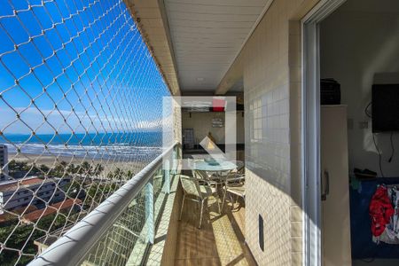 Sacada  de apartamento para alugar com 1 quarto, 55m² em Vila Balnearia, Praia Grande