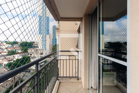 Varanda da Sala de apartamento à venda com 2 quartos, 56m² em Vila Lucia, São Paulo
