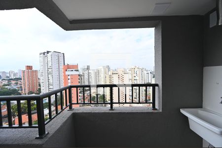Varanda de apartamento à venda com 1 quarto, 28m² em Chácara Inglesa, São Paulo