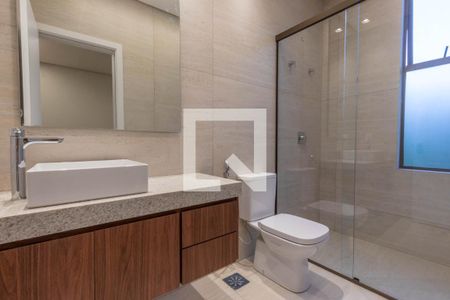Banheiro  da Suíte 1 de casa de condomínio à venda com 5 quartos, 431m² em Alphaville Nova Lima, Nova Lima