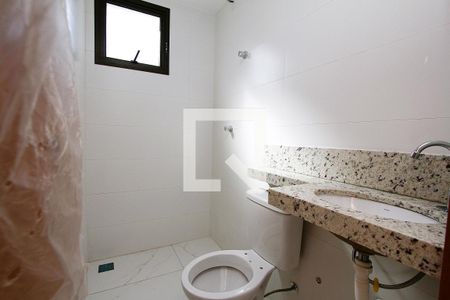 Banheiro da Suíte de apartamento à venda com 2 quartos, 76m² em Nova Granada, Belo Horizonte