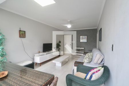 Sala de apartamento para alugar com 3 quartos, 130m² em Vila Maia, Guarujá