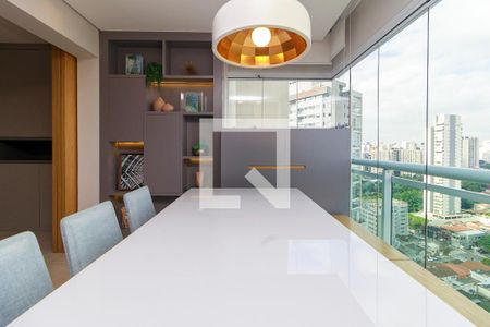Sala - Varanda de apartamento para alugar com 1 quarto, 68m² em Cidade Monções, São Paulo