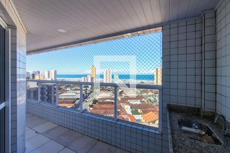 Sacada  de apartamento para alugar com 2 quartos, 94m² em Vila Caiçara, Praia Grande