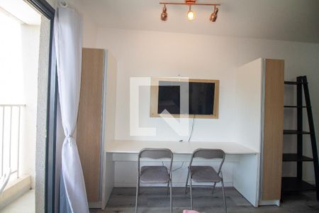 Sala / Quarto - Studio de kitnet/studio para alugar com 1 quarto, 26m² em Santo Amaro, São Paulo