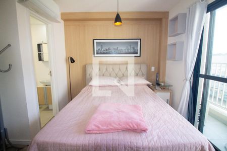Sala / Quarto - Studio de kitnet/studio para alugar com 1 quarto, 26m² em Santo Amaro, São Paulo