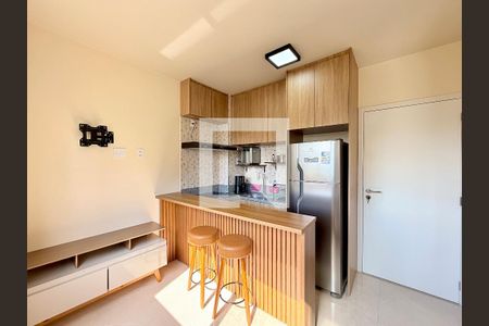 Sala de kitnet/studio para alugar com 1 quarto, 27m² em Chácara Santo Antônio (zona Sul), São Paulo