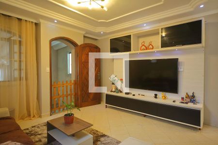 Sala de TV  de casa à venda com 4 quartos, 249m² em Parque Terra Nova, São Bernardo do Campo