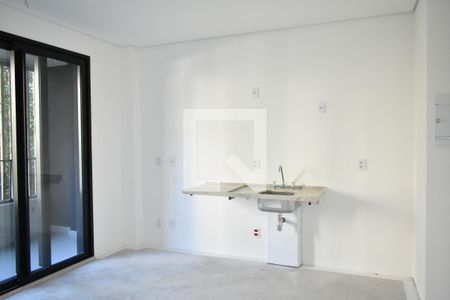 Sala/Cozinha de apartamento à venda com 1 quarto, 36m² em Vila Clementino, São Paulo