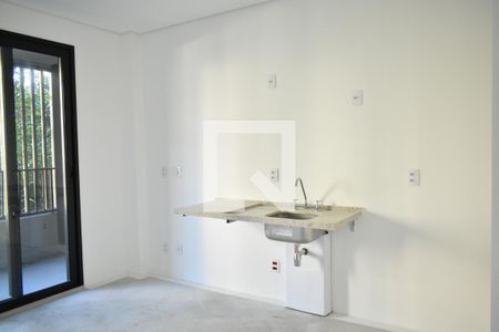 Sala/Cozinha de apartamento à venda com 1 quarto, 36m² em Vila Clementino, São Paulo