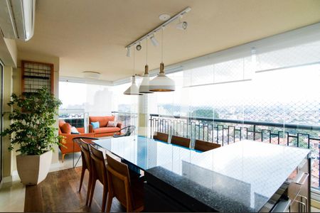 Varanda da Sala de apartamento para alugar com 3 quartos, 138m² em Vila Rosalia, Guarulhos