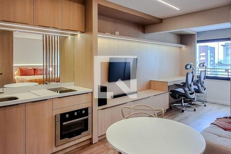 Sala/cozinha de apartamento para alugar com 1 quarto, 37m² em Vila Mariana, São Paulo