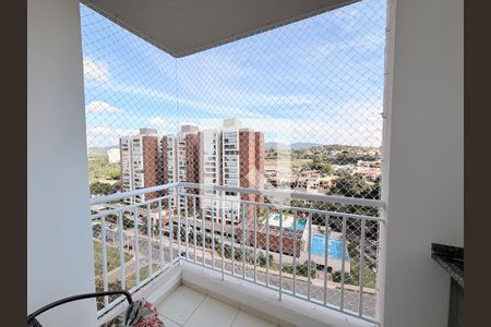 Sacada da Sala de apartamento à venda com 2 quartos, 69m² em Retiro, Jundiaí
